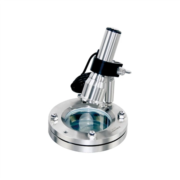 Indicatore di livello bloccato con flangia con luce